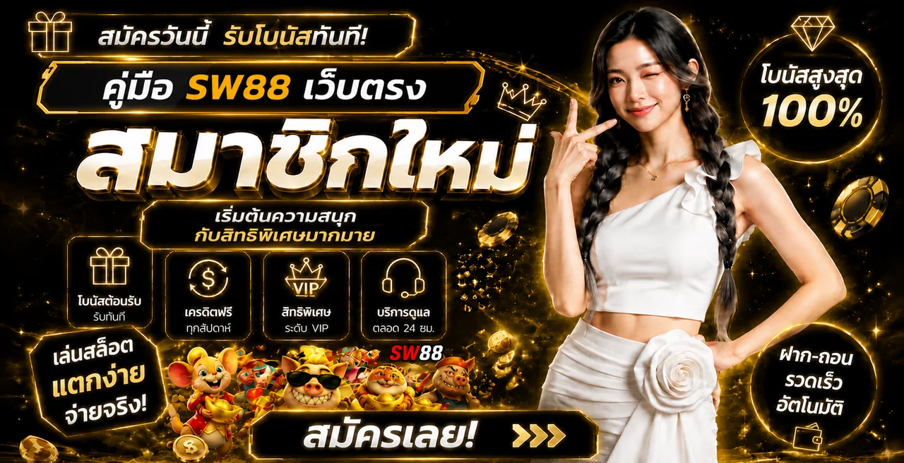SW88 เว็บตรง คู่มือตรวจทางเข้า สมัคร และฝากถอน